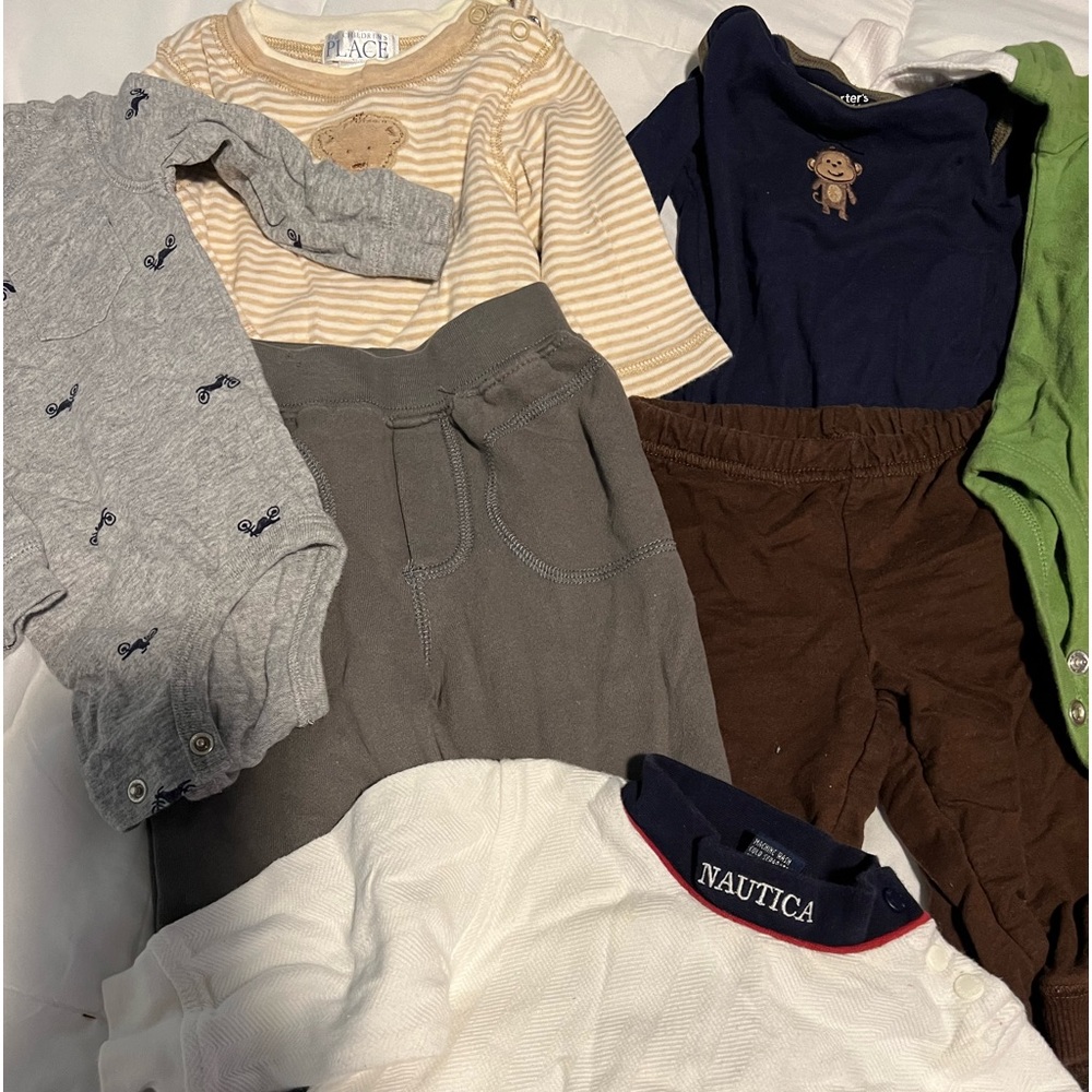 Carters, Nautica, Childrens Place baby boy mixed baby pieces - Picture 2 of 9